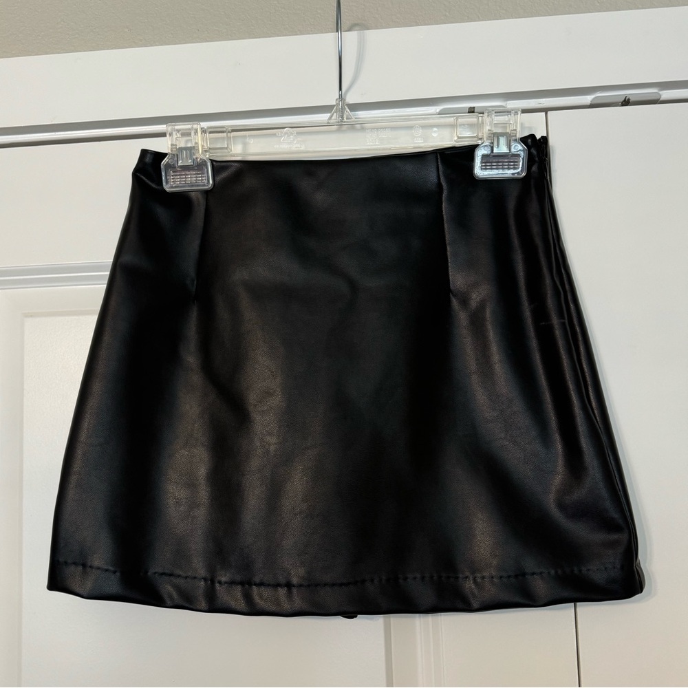 Abercrombie & Fitch Vegan Leather Skirt